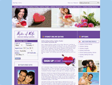 Tablet Screenshot of datingsydney.spiceoflife.com.au